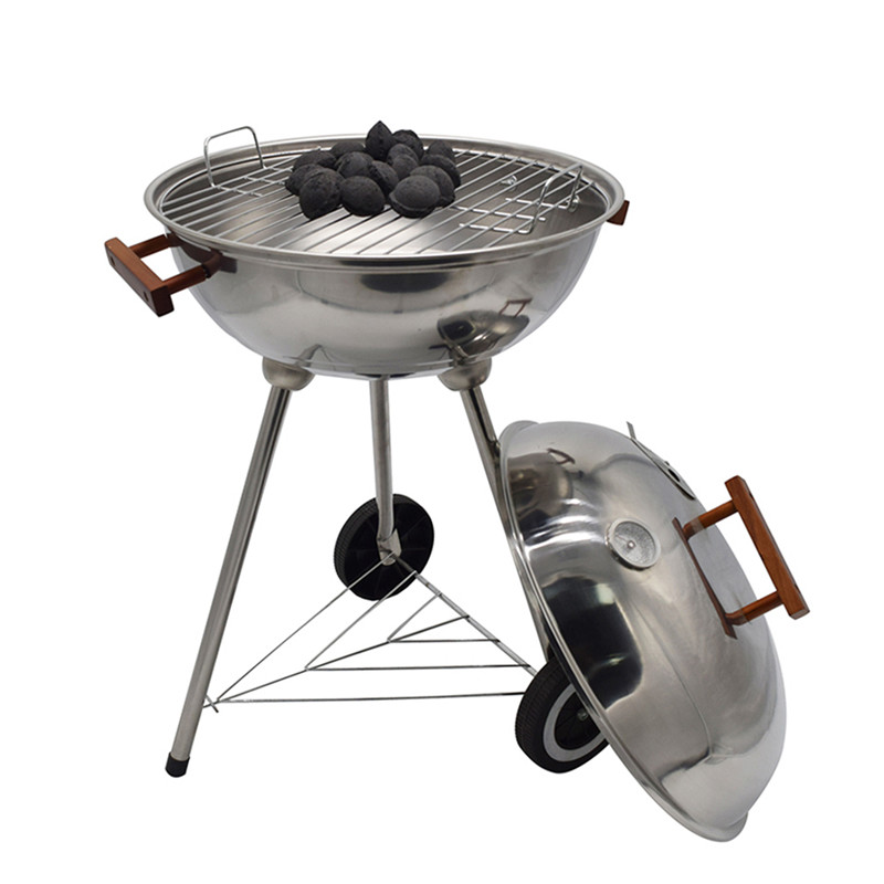 Kannettava savuton sisätiloissa oleva BBQ-hiiligrilli
